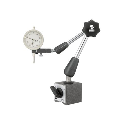 Soporte de comparador con base magnética conmutable - 3300-28 F + M - Fisso - articulado / 3D