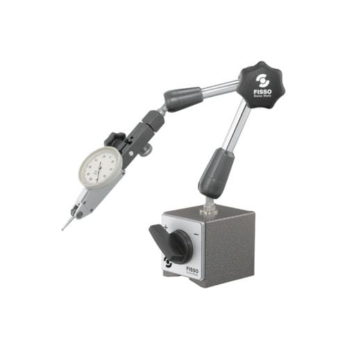 Soporte de comparador con base magnética conmutable - 2200-20 F + M - Fisso - 3D