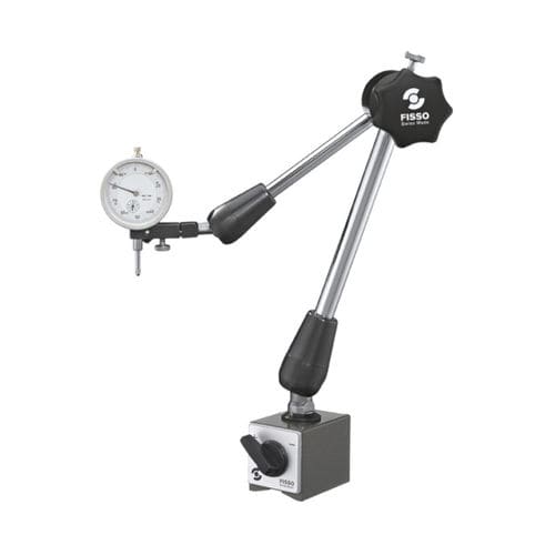 Soporte de comparador articulado - 4400-45 F + SM - Fisso - con base magnética conmutable