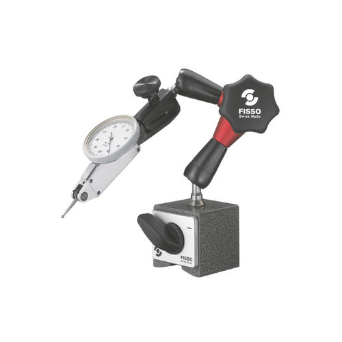 Soporte de comparador articulado - A-13 P + S3 - Fisso - con base magnética conmutable