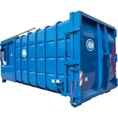 Compactador de basura mezclado - CM9 - CARPENTERIA F.LLI CARNOVALI SRL - estacionario / para contenedor de residuos / eléctrico