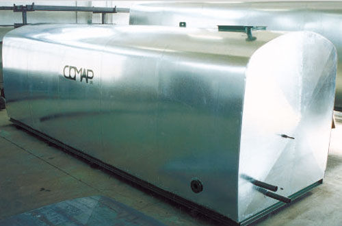 Cuba de almacenamiento de betún - TH series - COMAP SRL - de metal / horizontal