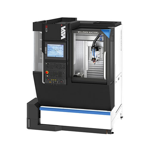 Centro de mecanizado CNC vertical - 401S2 - Willemin-Macodel - 3-4 ejes / de columna / con mesa móvil