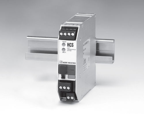 Convertidor de señal en riel DIN - 24 VDC, 4 - 20 mA | HCS - Moore Industries