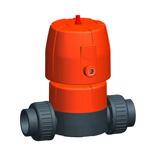 Válvula de baja presión - 161614015 - GF Piping Systems - de membrana / con control neumático / para agua