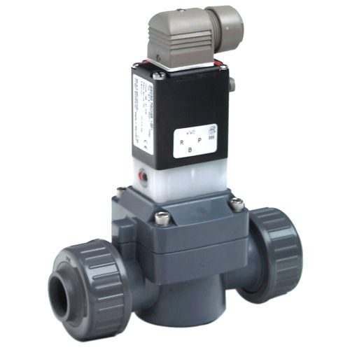 Electroválvula de control asistido - 165  - GF Piping Systems - de 2 vías / agua / roscada