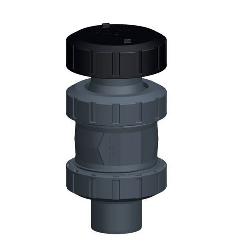 Válvula de bola flotante - 591 - GF Piping Systems - manual / de sangrado / de dimensiones reducidas
