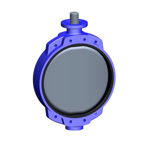 Válvula wafer - 19815200 series - GF Piping Systems - de mariposa / con mando eléctrico / manual