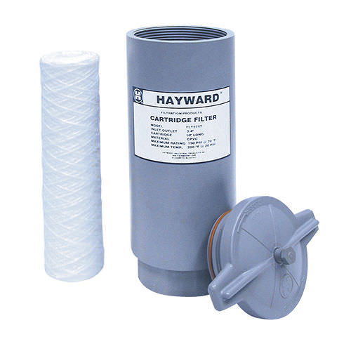 Cartucho filtrante para disolvente - FLT series - Hayward Industries, Inc. - para filtración fina / de PVC / para filtro