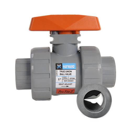 Válvula de bola - CV series - Hayward Industries, Inc. - manual / de control de caudal / con perno