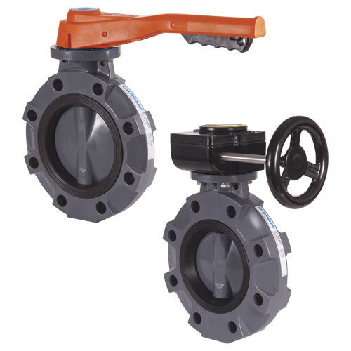 Válvula de mariposa - BYV series - Hayward Industries, Inc. - manual / de control de caudal / de plástico