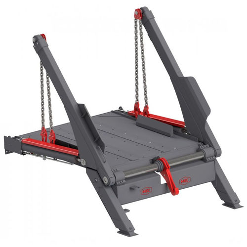 Sistema de carga y descarga de cubeta - Mb Series - MECCANIDRAULICA SPA - para contenedor de residuos
