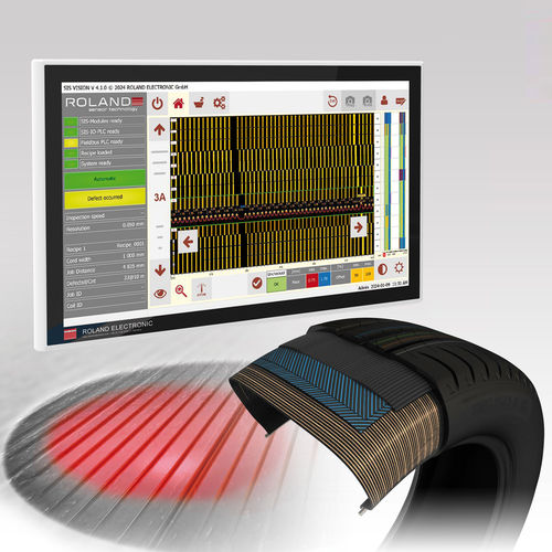 Sistema de inspección magnetoinductivo - SIS VISION - ROLAND ELECTRONIC - para hilos de acero