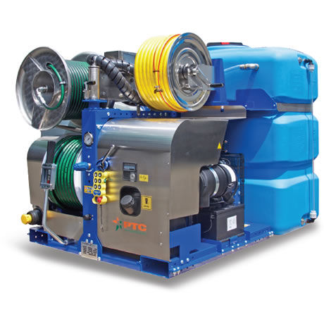 Máquina de limpieza de agua - DOLPHIN - P.T.C. SRL - BRAND MASTER FLUID - manual / de alta presión