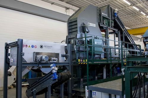 Molino para metales - FLEX 800 - PANIZZOLO GROUP - de desechos / de martillos / horizontal