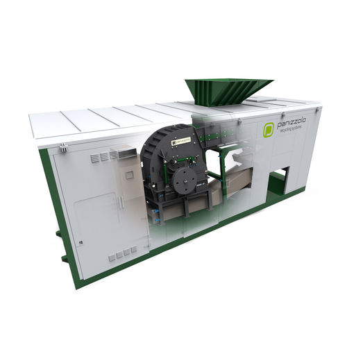 Molino portátil - FLEX 500 MOBILE - PANIZZOLO GROUP - para metales / de desechos / hidráulico
