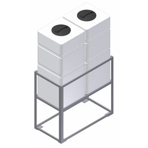 Cuba de material plástico - KONIKO MULTIPLES series - PLASTIC PROGET EUROPEAN SRL - troncocónica / vertical