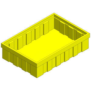 Cubeta de retención para barriles - SECURETANK P EURO - PLASTIC PROGET EUROPEAN SRL - de polietileno / para palés
