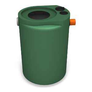 Cuba para el tratamiento de aguas residuales - CROMASEPTIC series - PLASTIC PROGET EUROPEAN SRL - de polietileno de baja densidad (PEBD) / cilíndrica / vertical