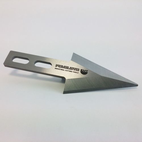 Hoja de corte para materiales plásticos - POVELATO SRL - de acero