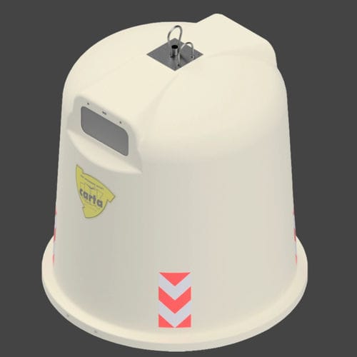 Cubo de basura de plástico - ECOBELL 3300 - ROPLAST SRL - para carga vertical / para papel