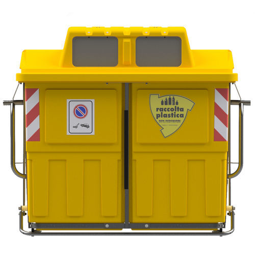 Cubo de basura de plástico - ECOMAX 2400 - ROPLAST SRL - para carga vertical / de reciclaje