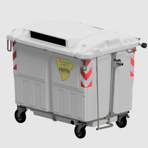 Cubo de basura de plástico - ECOMAX 1700 - ROPLAST SRL - para carga vertical / para papel / de reciclaje