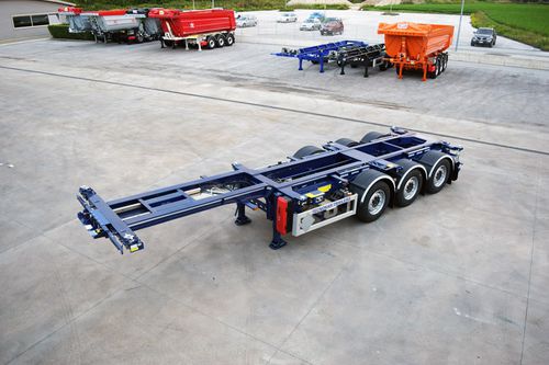 Semirremolque plataforma - galileo - TECNOKAR TRAILERS SRL - de 3 ejes / de acoplamiento