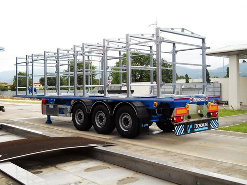 Chasis para maquinaria de construcción con ruedas - TMB - TECNOKAR TRAILERS SRL - para semirremolque