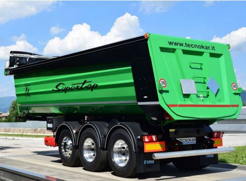 Semirremolque volquete - Supertop F1 - TECNOKAR TRAILERS SRL - de 3 ejes / de acoplamiento
