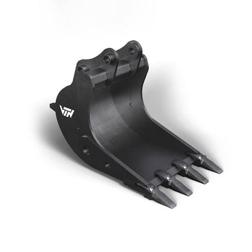 Cuchara con dientes estándar - V-63 / V-64 - VTN EUROPE S.P.A. - para excavadora / 4 dientes