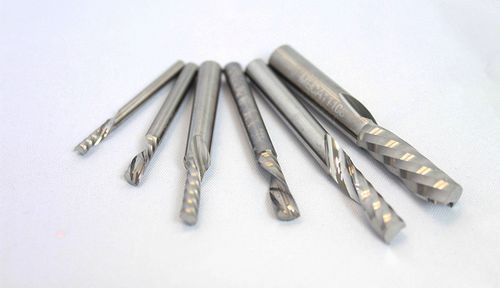 Fresa carburo sólido - COMPO series - MECANUMERIC - para material plástico / ángulo de hélice / de 1 diente