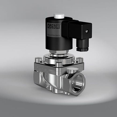 Electroválvula de pistón - 35 - GSR Ventiltechnik GmbH & Co. KG - de control asistido / de 2 vías / NC