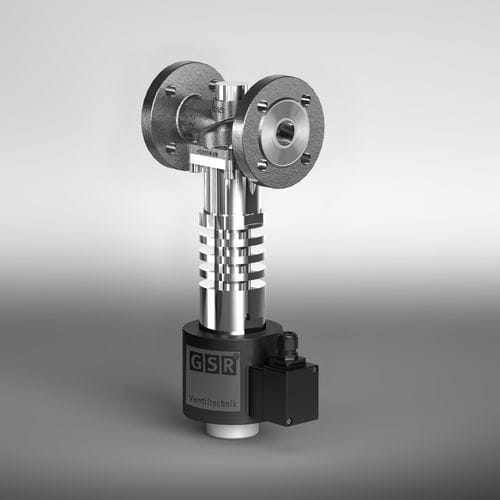 Electroválvula con brida - 2/164  - GSR Ventiltechnik GmbH & Co. KG - de control asistido / de 2 vías / NC