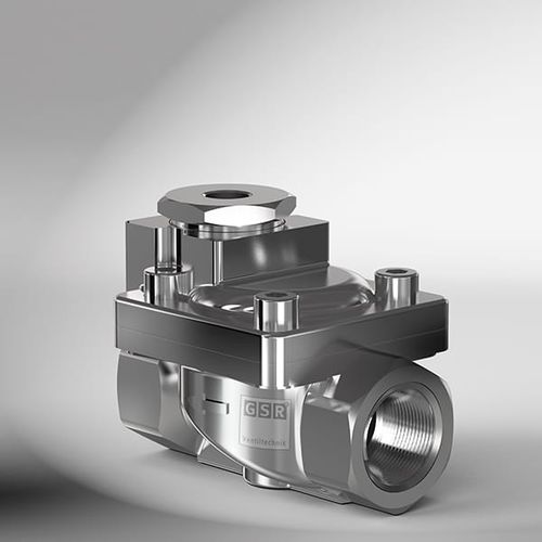 Válvula de membrana - 60 - GSR Ventiltechnik GmbH & Co. KG - con control neumático / para gas / roscada