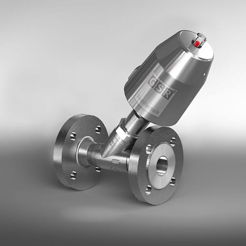 Válvula con brida - 63 - GSR Ventiltechnik GmbH & Co. KG - de tapón / con control neumático / para gas
