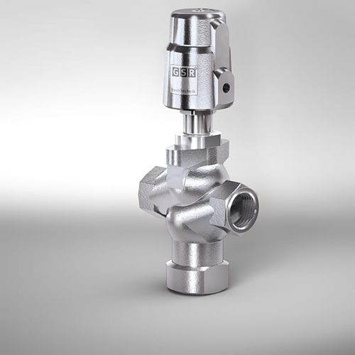 Válvula de tapón - 78 - GSR Ventiltechnik GmbH & Co. KG - con control neumático / para gas / roscada