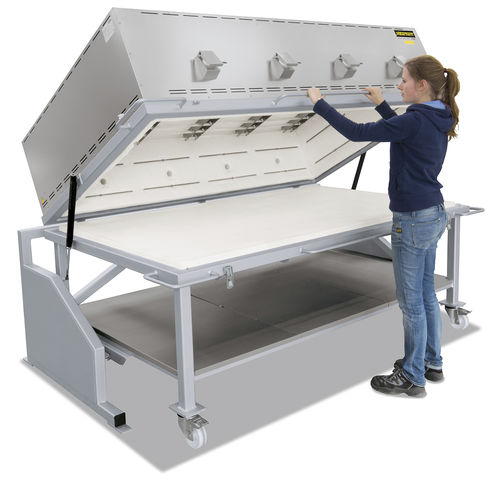 Horno de cámara - GFM series - Nabertherm - de infrarrojos / de acero inoxidable / para el trabajo del vidrio