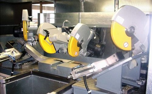 Sierra circular - Jörg Neu GmbH Maschinenbau u. Handel - para aluminio / para perfiles / de 4 cabezales