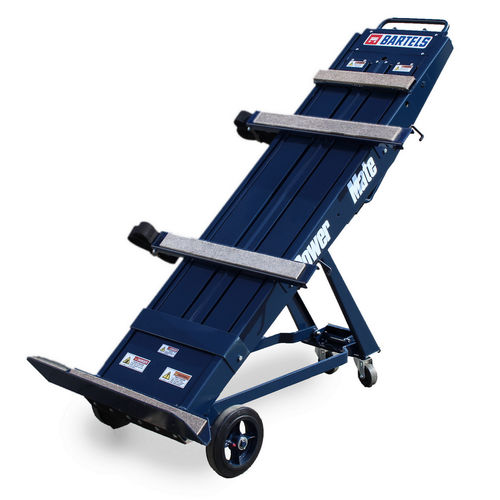 Carretilla de almacén para escalera - PowerMate M-2B - Karl H. Bartels GmbH - de acero / motorizada