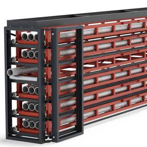 Sistema de estanterías para depósito de almacenamiento - KSR - Karl H. Bartels GmbH - con cajones / para producto de gran tamaño / con techo