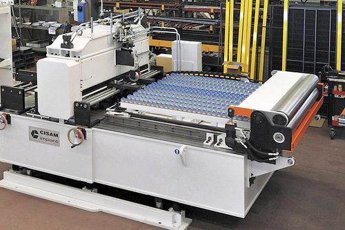 Alimentador para procedimientos de corte fino - CISAM IMPIANTI s.r.l. Press Feeding Equipment - de rodillos / para prensa / automático