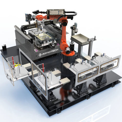 Célula robotizada de soldadura láser - ERLASER® WELD LineScan - ERLAS Erlanger Lasertechnik GmbH - de alimentación / sensitiva