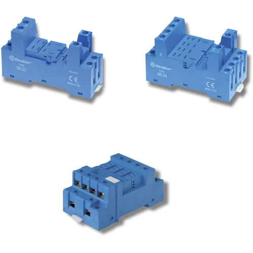 Ficha para relé electromecánica - 96 series - FINDER S.p.A. con unico socio - de base cuadrada / para circuito impreso