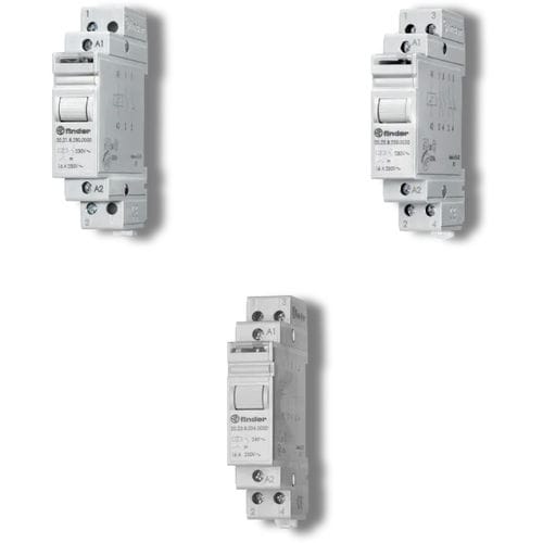 Telerruptor modular - 20 series - FINDER S.p.A. con unico socio - electromecánico / en riel DIN