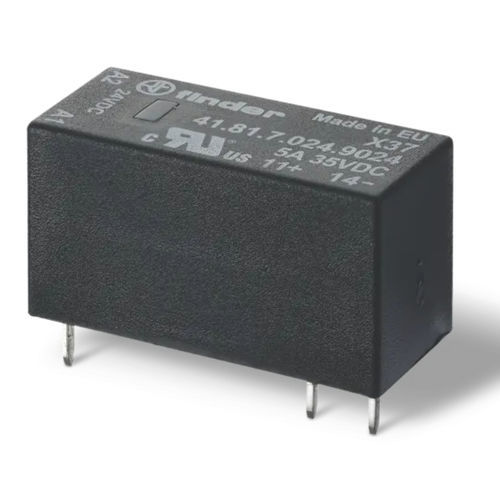 Relé electromecánico 24 Vcc - 4181 series - FINDER S.p.A. con unico socio - 240 V CA / de perfil bajo / en riel DIN
