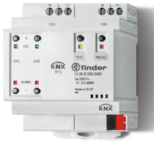Módulo de interfaz KNX - 15.2K - FINDER S.p.A. con unico socio - de potencia / en riel DIN