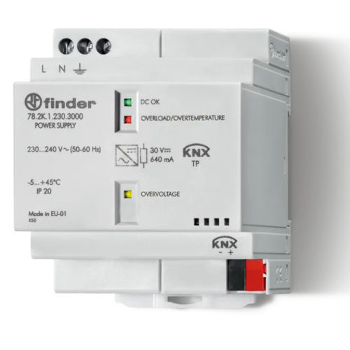 Alimentación eléctrica en riel DIN - 78.2K - FINDER S.p.A. con unico socio - DC / de salida simple / conmutada