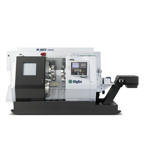 Torno CNC - T3 series  - Biglia - horizontal / multieje / de 2 husillos