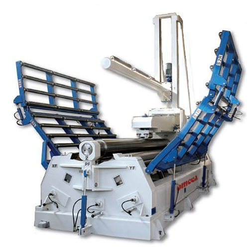Máquina roladora de 4 rodillos - DTS - Omcca S.R.L. - hidráulica / CNC